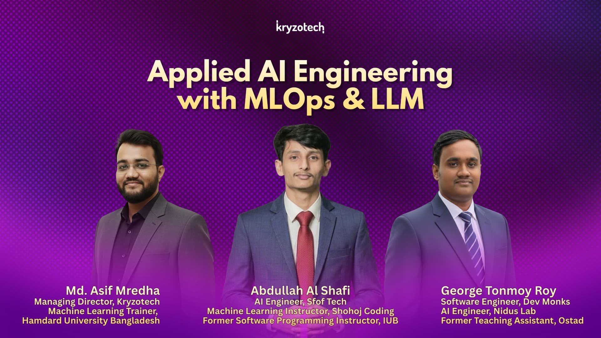 Applied AI Engineering with MLOps and LLM
